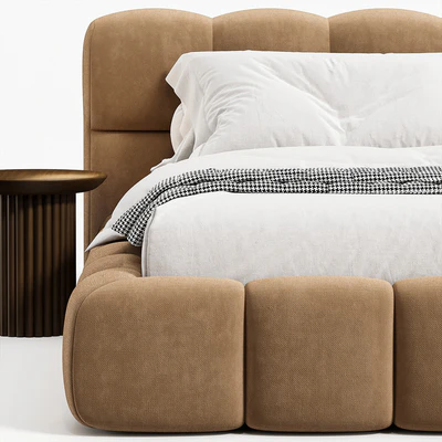 Hildon Boucle Bed Frame — Ver 6