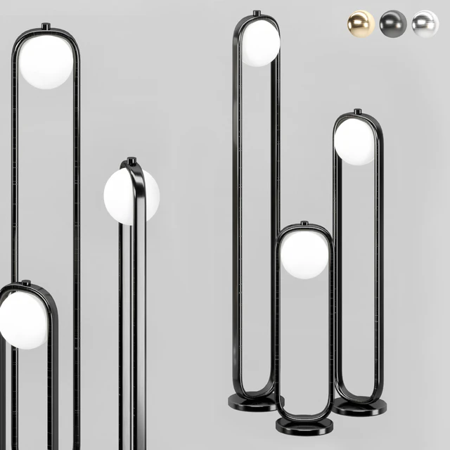 C Ball Floor Lamp 01 — Descargar