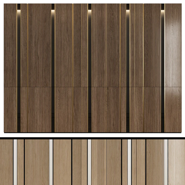 Modular wall panels in a modern minimalist style 5 — Descargar