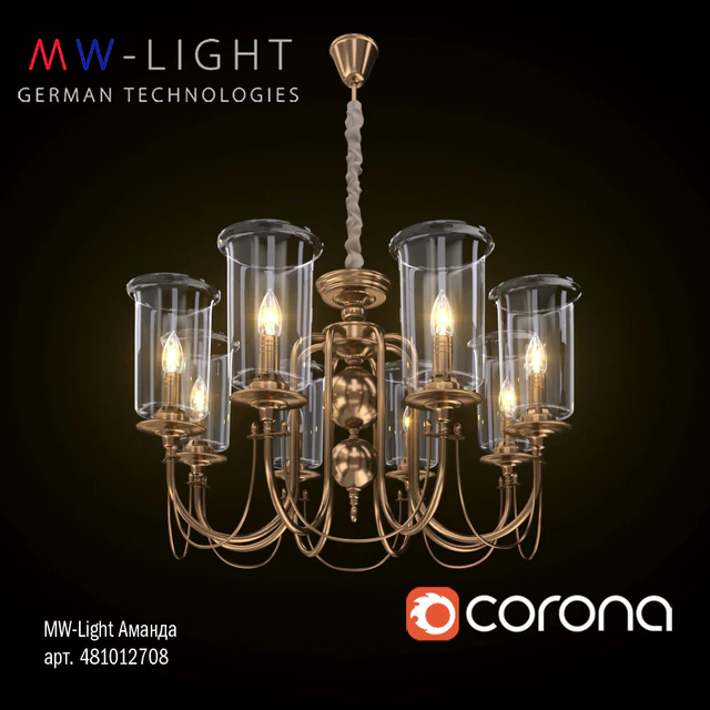 Chandelier MW-Light Amanda 481012708 — Descargar