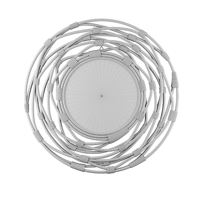 Rattan Wall Mirror — Descargar