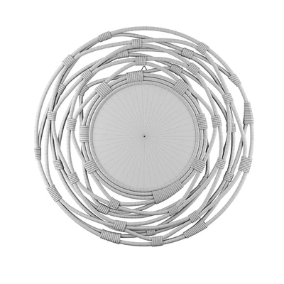 Rattan Wall Mirror — Ver 3