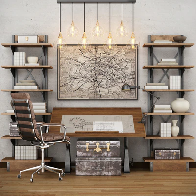 Restoration hardware cabinet decor set vol4 — Ver 1