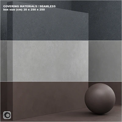 Material (seamless) - coating, concrete, plaster set 60 — Ver 1
