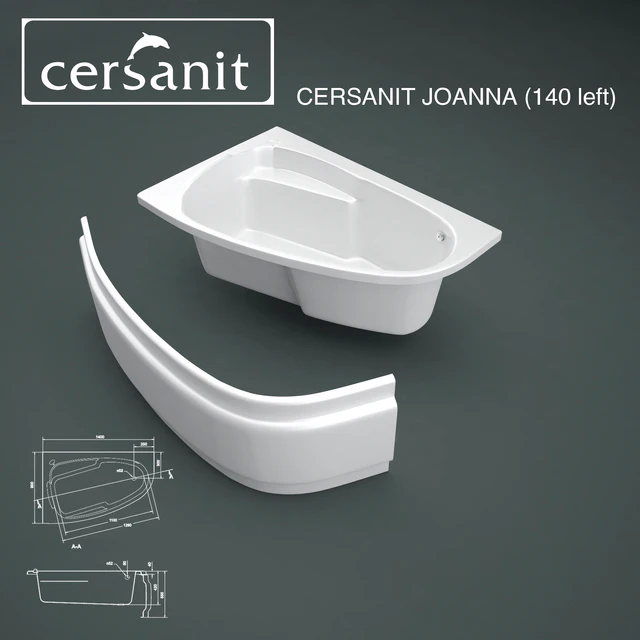 Cersanit Joanna 140 left — Скачать