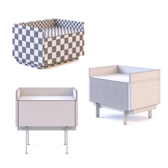 Punt Stockholm - Bedside table Slim STH151 STH153 — Download