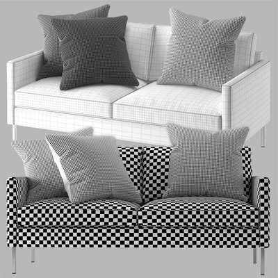 Crate and Barrel / Studio Series Customizable Loveseat — Ver 3