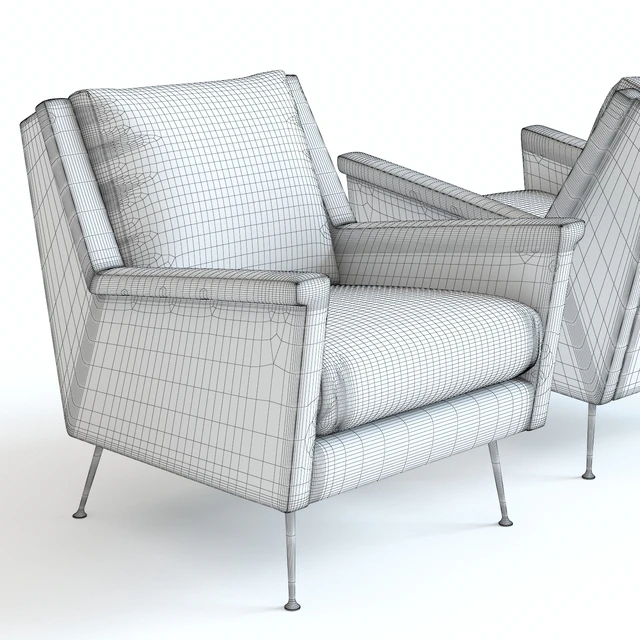 Western Elm Carlo Mid-Century Chair — Скачать