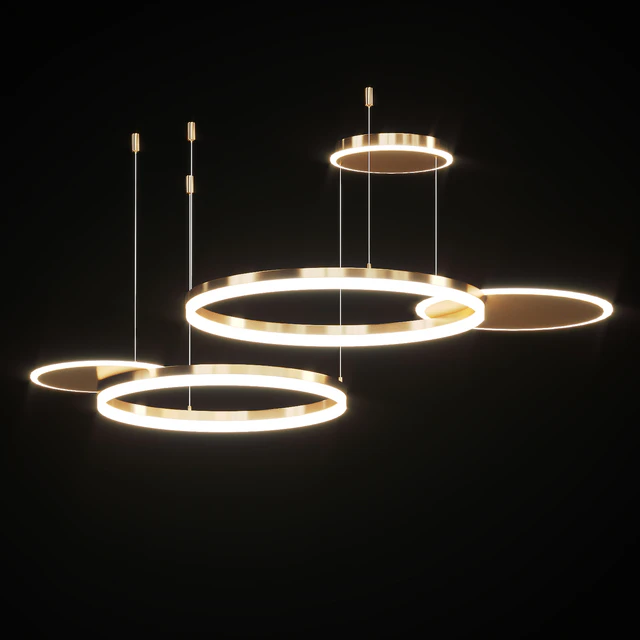 Series of LED ring light combinations — Скачать