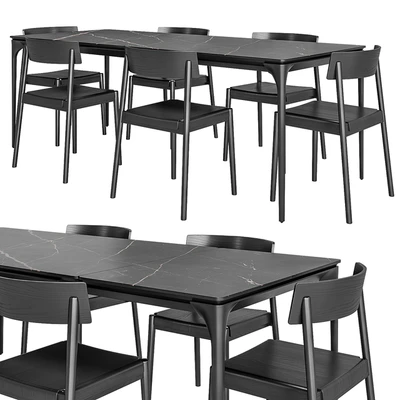 Silhouette table + Scandia chair — Ver 4