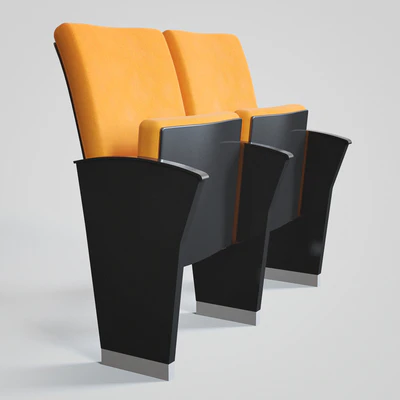 theater chair orange — Ver 1