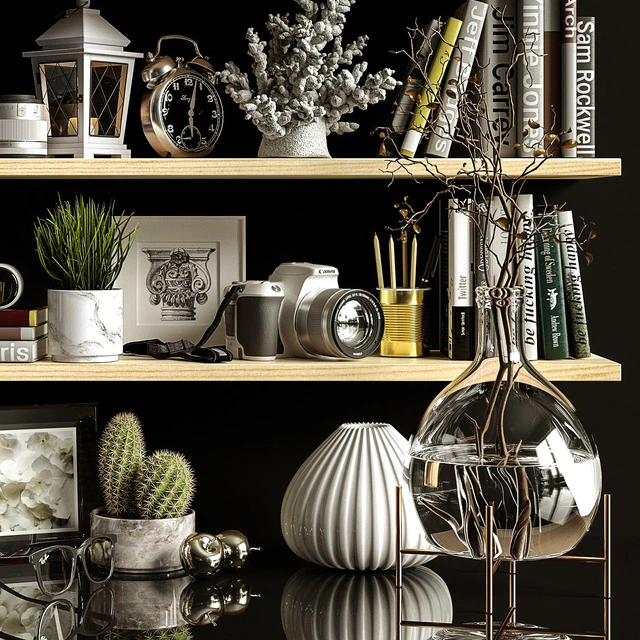Decorative set shelves 2 — Скачать