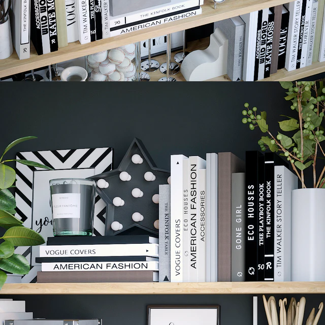 Black and white decor set 5 — Скачать