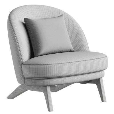 Pyle Cozy White Chair — Ver 6