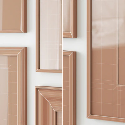 A set of paintings in classical frames — Ver 2