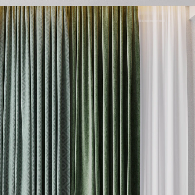 hadi curtain 57 collection green curtains — Descargar