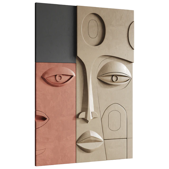 Wall Decor Faces — Descargar