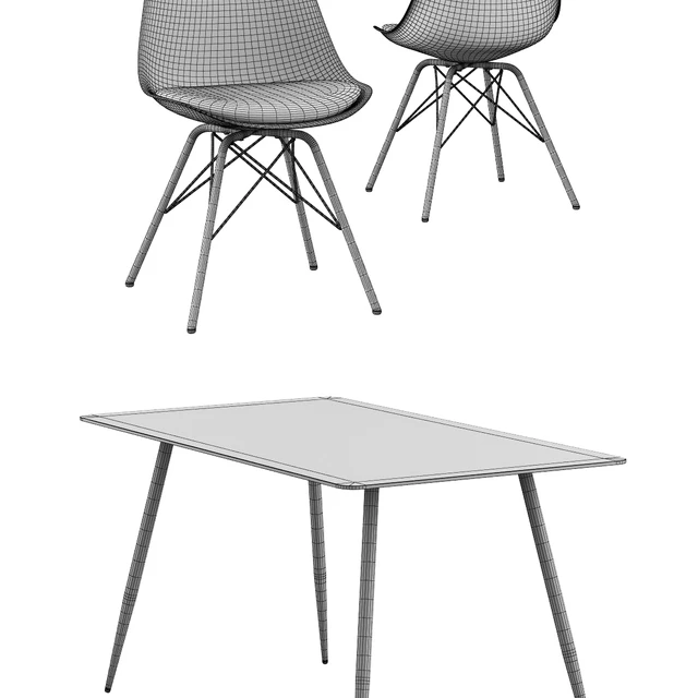 Jysk / Klarup Chair + Ollerup Table — Скачать