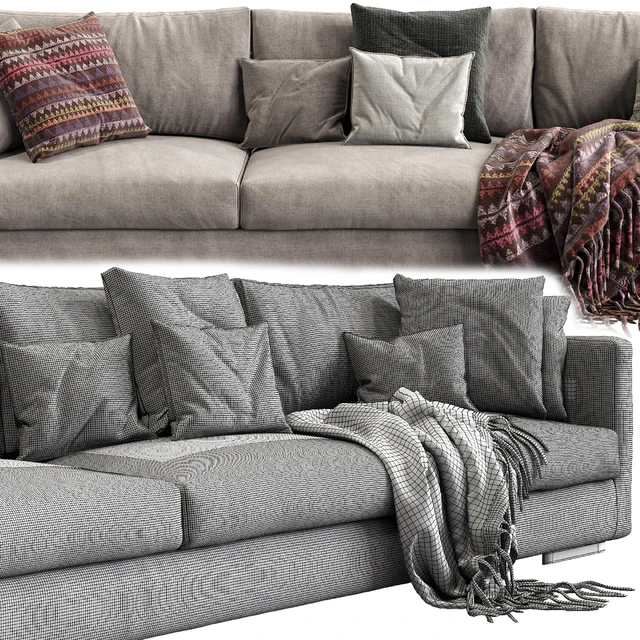 Flexform Sofa MAGNUM — Скачать