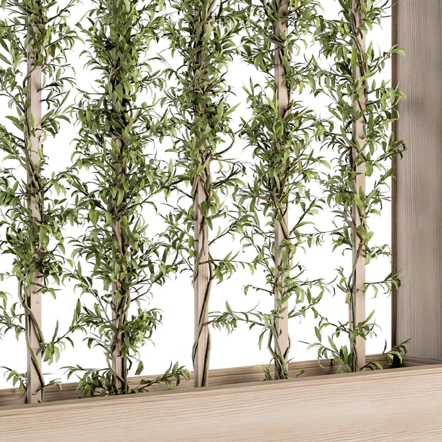 Vertical Garden Wood Frame - Plants Partition 22 — Скачать