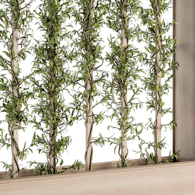Vertical Garden Wood Frame - Plants Partition 22 — Вид 4