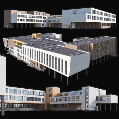 Modern school building — Ver 1