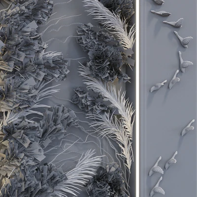 Decorative panel Birds Gold 3 — Вид 4