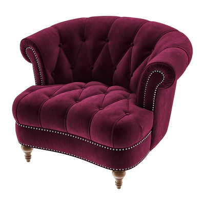 LA ROSA TUFTED Accent Armchair — Ver 3