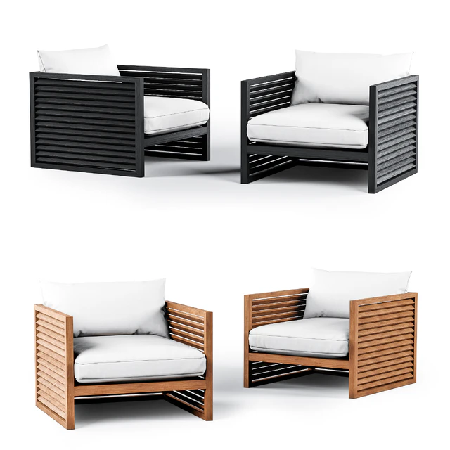 Harbour Outdoor Louver Arm Chair — Скачать
