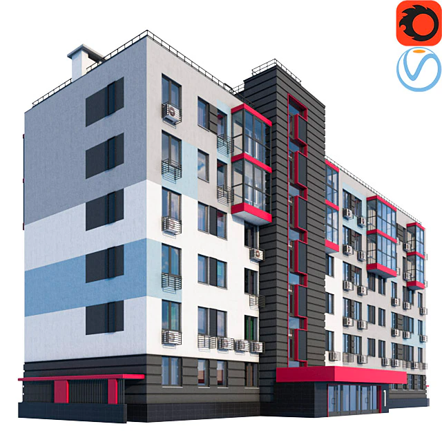 Modern residential building — Descargar