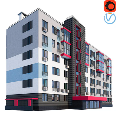 Modern residential building — Ver 1