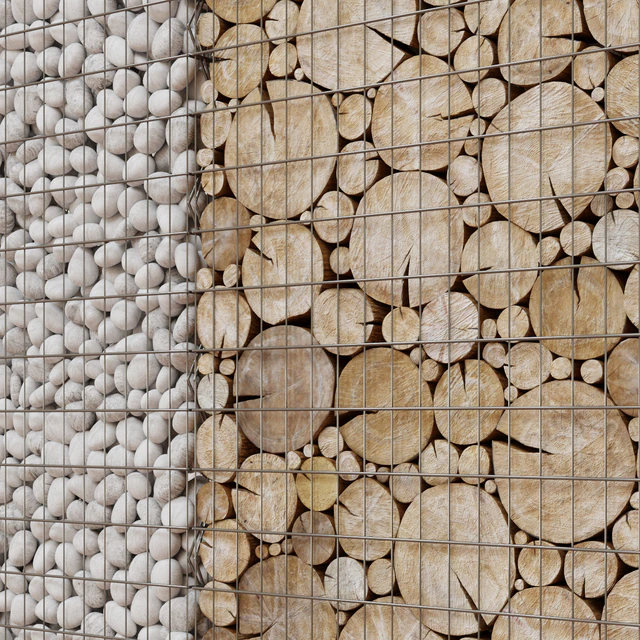 Wooden gabion — Скачать