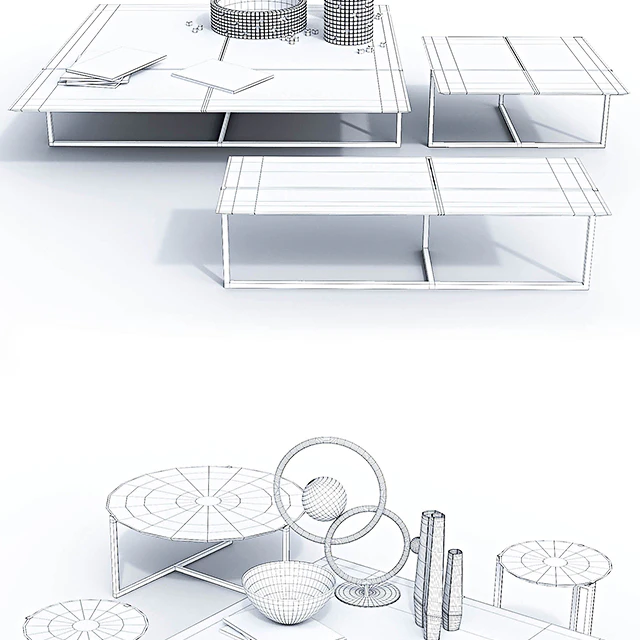Baxter tables Icaro set — Скачать