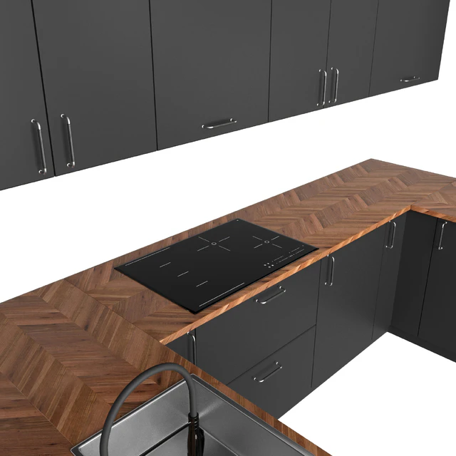 Modern kitchen KUNGSBACKA STYLISH — Descargar