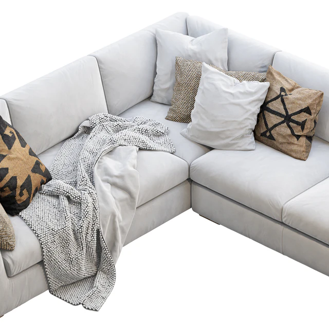 RH Modena Taper Arm L-Sectional sofa — Скачать