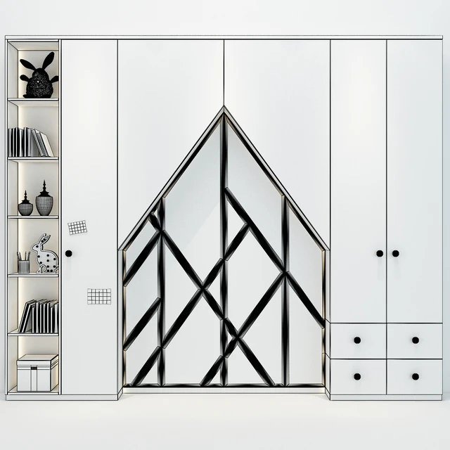 Cabinet with headboard 188 — Descargar