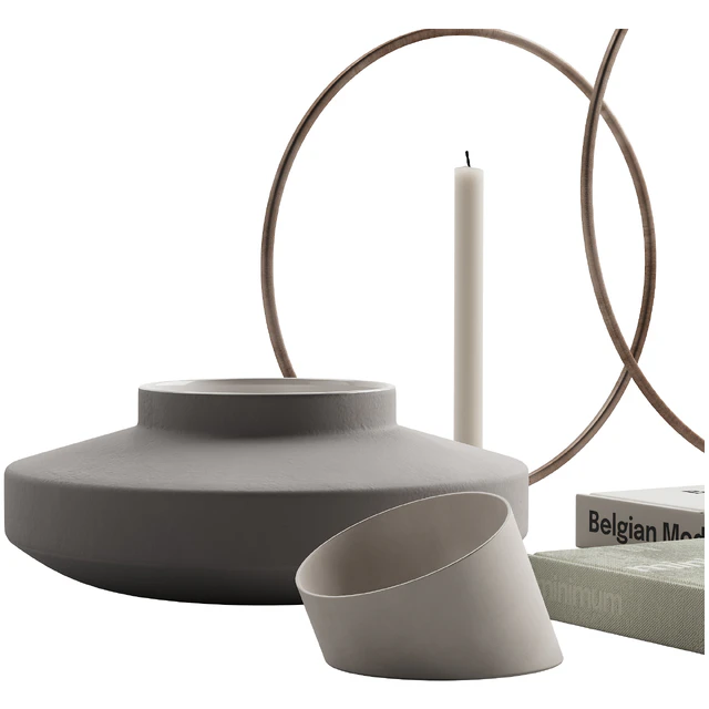 056 Living Decor Set Minimum Neutral Pack 01 — Скачать