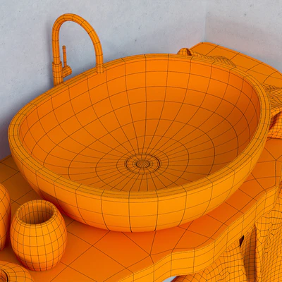 Stone washbasin / Stone washbasin — Ver 2