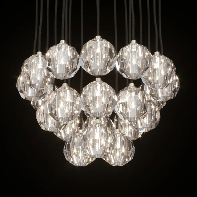 Restoration Hardware BOULE DE CRISTAL ROUND CLUSTER 24 Nickel — Descargar
