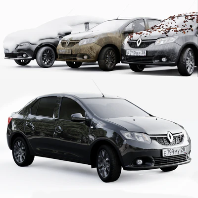 Renault Logan 2016 4 сезона — Вид 1