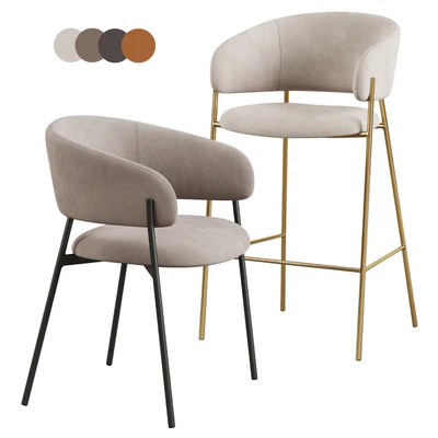 Hug Bar Stool — Ver 1