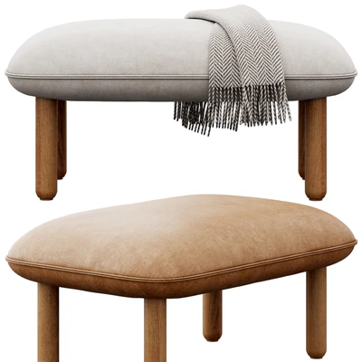 Brick QT Ottoman by Poppin — Ver 1