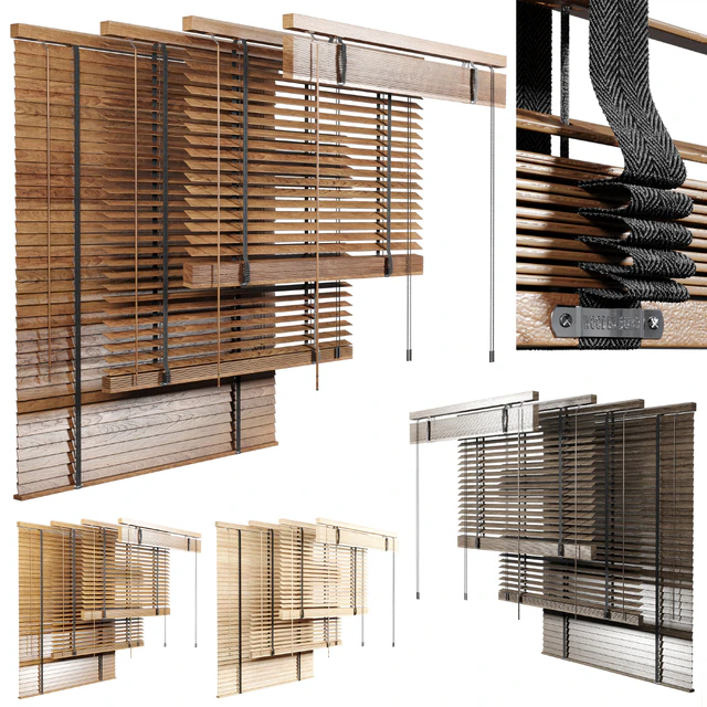 Wooden Blind 02 150cm — Descargar