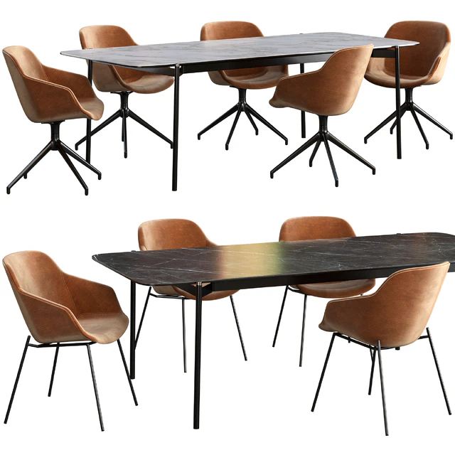 Dining table BoConcept Augusta+chair BoConcept Vienna — Скачать