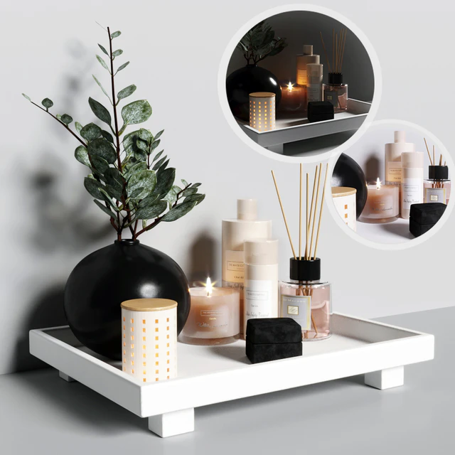Decorative set with tray — Descargar