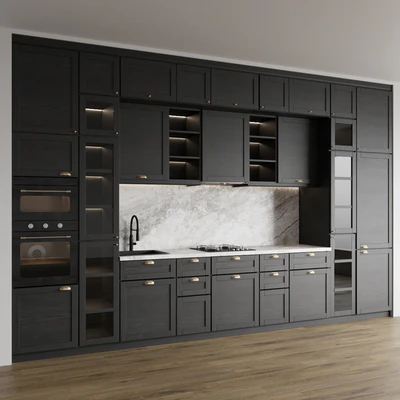 Modern kitchen IKEA LERHUTTAN — Ver 3