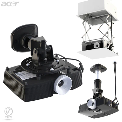 The projector on the bracket — Ver 1
