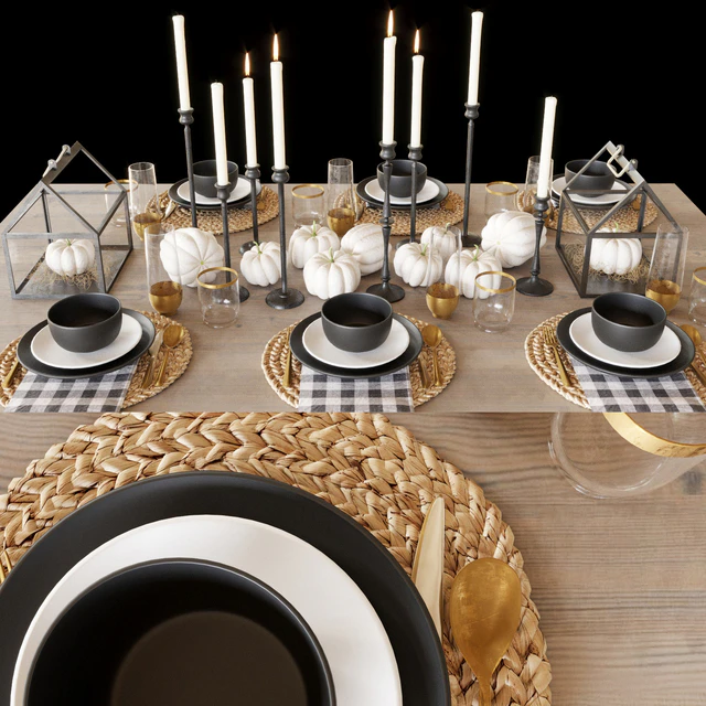 Black tableware — Descargar