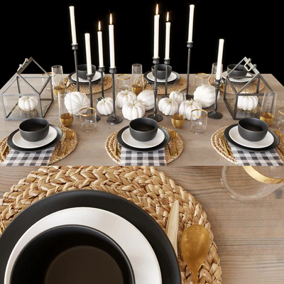 Black tableware — Ver 3