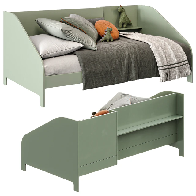 Bed with shelves Tagahe by LA REDOUTE INTERIEURS — Descargar